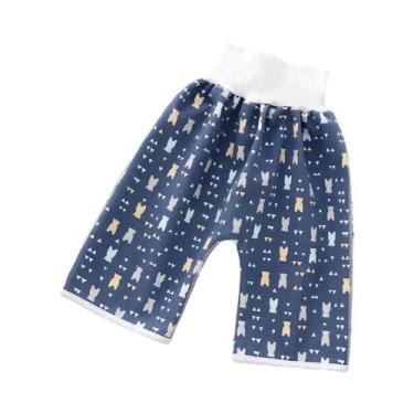 Imagem de Calças De Fralda Cartoon De Cintura Alta Para Bebês, Macias, Duráveis,