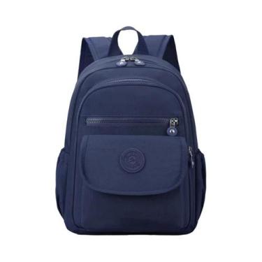 Imagem de Mochila feminina leve e elegante de grande capacidade preta com alças 