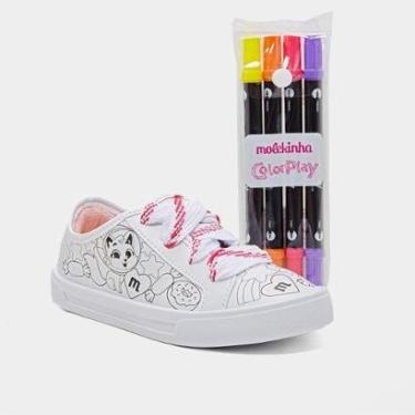 Imagem de Tênis Infantil Molekinha Casual Menina-Feminino