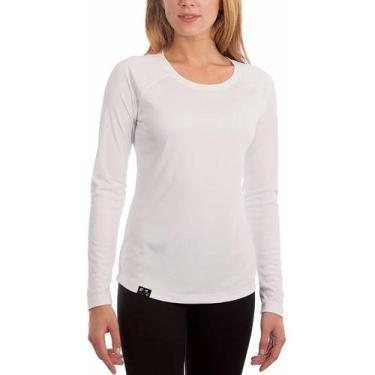 Imagem de Camiseta UV Protection Feminina UV50+ Tecido Ice Dry Fit Secagem Rápid