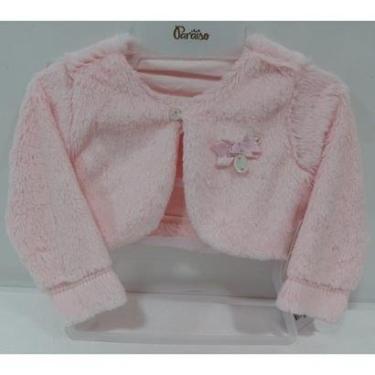 Imagem de Bolero Casaco Pelo Luxo Paraiso Bebê Menina Inverno 14695-Feminino