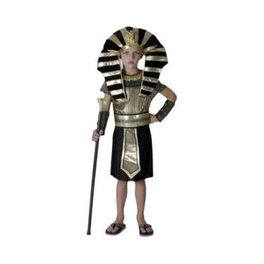 Imagem de Fantasia Infantil De Faraó Egípcio Cleópatra Príncipe Princesa Para Co