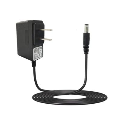 Imagem de SDUMY Adaptador de alimentação de pedal de guitarra 9V 0,5A, fonte de alimentação compatível para pedais de guitarra teclado 9 volts 500mA 300mA 100mA AC DC cabo de alimentação