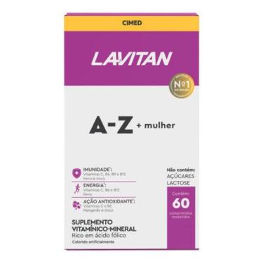 Imagem de Lavitan Mulher 90 cp Multivitaminico AZ Completo Vitamina de A a Zinco