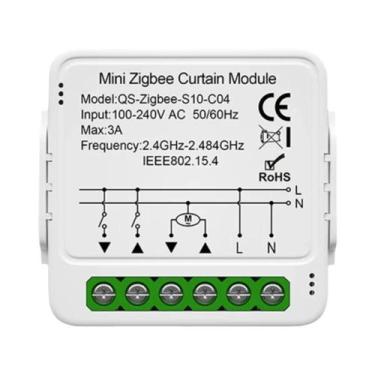 Imagem de Interruptor Inteligente WiFi Zigbee Tuya Para Luz, Cortina, Dimmer, Mó