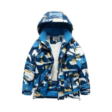 Imagem de Jaqueta De Esqui Aquecida E Impermeável Para Meninos E Meninas, Equipa