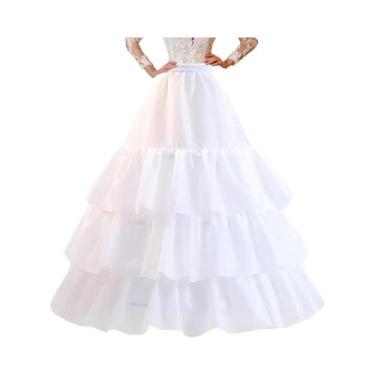 Imagem de Saia De Crinolina Para Vestido De Noiva, Vestido De Baile E Vestido De