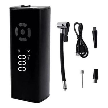 Imagem de Bomba De Ar Elétrica Baisk 150 Psi Recarregável Usb C/ Visor