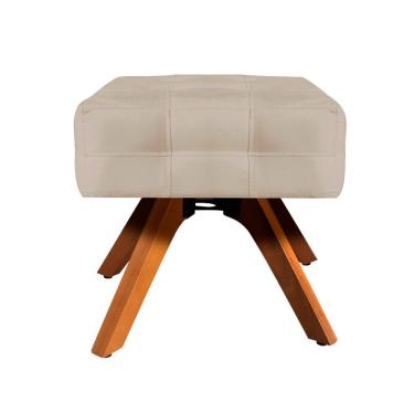Imagem de Puff Banqueta Decorativo Giratório MM30 Elisa Suede D03 - D'Rossi