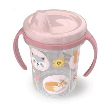 Imagem de Copo Infantil Com Alça Removível Estampa Diversas Transição Trio Baby 