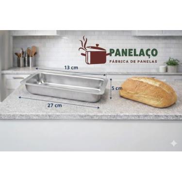 Imagem de Forma n2 Assadeira de Pão e Bolo Inglês Alumínio Resistente Nº02 - Pan