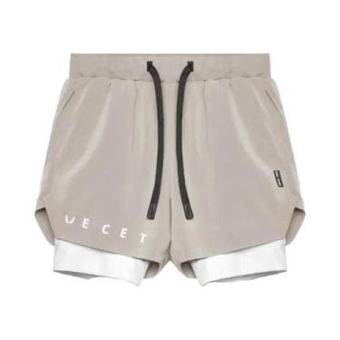 Imagem de Shorts Masculinos De Secagem Rápida 2 Em 1 Para Fitness, Corrida, Musc