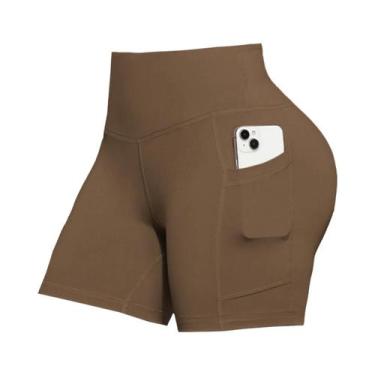 Imagem de Shorts Femininos De Ciclismo E Corrida Com Efeito Levanta Bumbum, Cor 