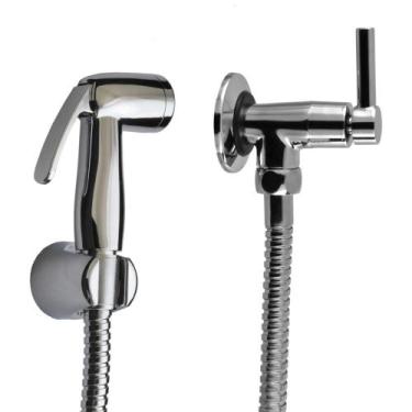 Imagem de Ducha Higiênica Kimetais Alfa Sem Derivação e Registro Cromado - 1050 