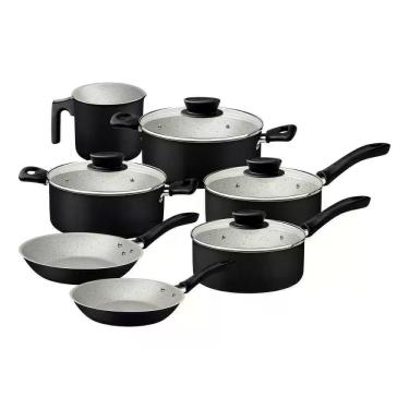 Imagem de Jogo De Panelas 7 Peças Turim Antiaderente Tramontina