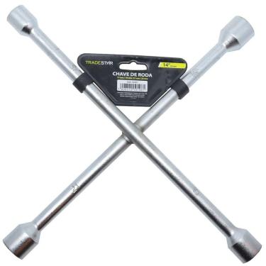 Imagem de Chave De Roda Cruz 17 X 19 X 21 X 23 Mm Aço Carbono Tradestar