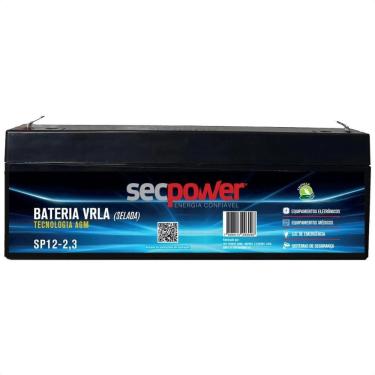 Imagem de Bateria Selada VRLA 12V 2,3AH SP 12-2,3 Secpower