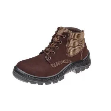 Imagem de Bota de Segurança em Couro Marluvas 50b26 Trekking Biqueira em Polipro