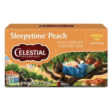 Imagem de Chá Celestial Sleepytime Peach Sabor Pessego 20 Sachês 29G - Celestial