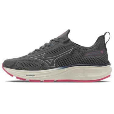 Imagem de Tênis de Corrida Feminino Mizuno Cool Ride 3, Cinza, 36