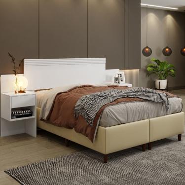 Imagem de Cabeceira Master Quarto Casal E Queen Com Mesa De Cabeceira