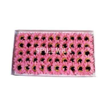 Imagem de Cabeças De Flores De Sabão De Girassol 25-50 Peças Buquê Artificial Et
