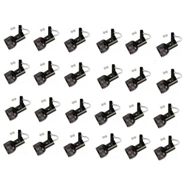 Imagem de Kit 24 Spot Trilho Perfilado Eletro calha Par20 Bulbo OL1