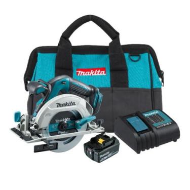 Imagem de Serra Circular Makita A Bateria 18v 5ah 6.1/2 Dhs680 + Bolsa, Bivolt