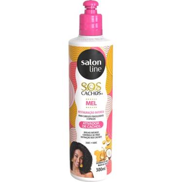 Imagem de Creme de Pentear Ativador de Cachos Definição 300ml Salon Line SOS Mel para Cabelos Cacheados