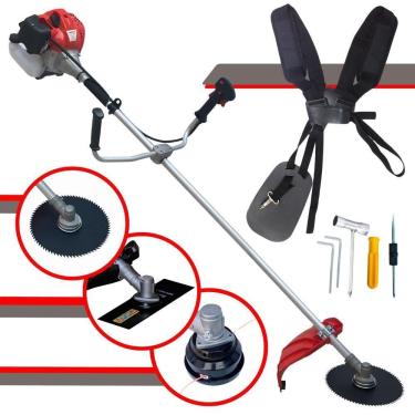 Imagem de Roçadeira Lateral 43CC 2HP CG430P Anmax + Lâmina 80 Dentes