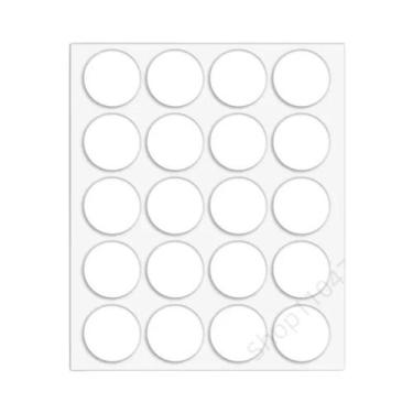 Imagem de Fita Adesiva Transparente Dupla Face 10 15 20mm, Adesivos Redondos Rem