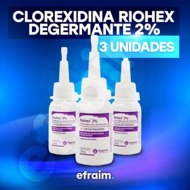 Imagem de Riohex Clorexidina 2% Solução Degermante 100ml - 3 Unidades - RIOQUIMI