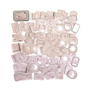 Imagem de Etiquetas Vintage Em Caixa 150pcs DIY Para Diário, Colagem, Papelaria,