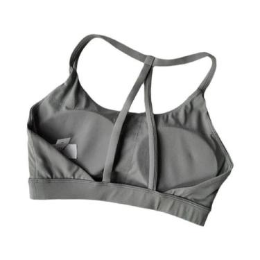 Imagem de Top De Treino De Yoga Feminino Com Alças Finas E Design De Costas Boni