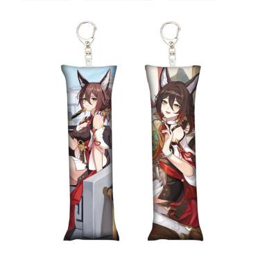 Imagem de Chaveiro Dakimakura com pingente de bolsa de pelúcia Honkai Star Rail Mini