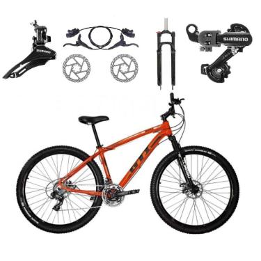 Imagem de Bicicleta Aro 29 GTI Roma Shimano 24v K7 Freio a Disco Hidráulico Garfo Com Trava - Lar...