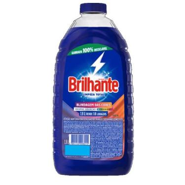 Imagem de Detergente Liquido Brilhante Limpeza Total 1.8L