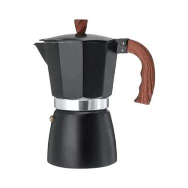Imagem de Cafeteira Italiana Moka De Alumínio 150/300ML Para Fogão - Utensílios 