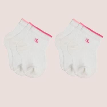 Imagem de Kit Com 6 Pares Meias Baby Lupo Bebe Lisa Infantil Original, 0 a 4 Mes