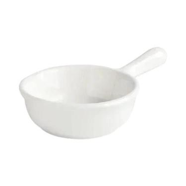 Imagem de Mini Prato De Cerâmica Com Alça Para Molho De Soja, Vinagre E Sushi - 