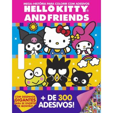 Imagem de Livro - Hello Kitty Megaprancheta para Colorir com Adesivos