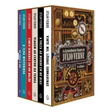 Imagem de As extraordinárias viagens de Júlio Verne Box com 6 títulos - Congratu