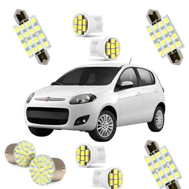 Imagem de Kit Led T10 Para Fiat Punto 2008 A 2011 Iluminação Potente T10 Branco 