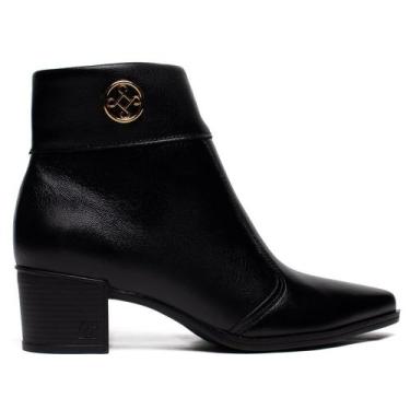 Imagem de Bota Feminina Pegada Couro Frontier Preto, Preto, 37