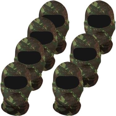 Imagem de Kit 7 balaclavas balaclava touca toca ninja bandana UV50+ - EX311, Ver