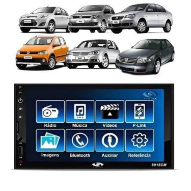 Imagem de Kit Multimídia Fox 2010 até 2013 7 Pol Mp5 USB Bt Radio Espelhamento -