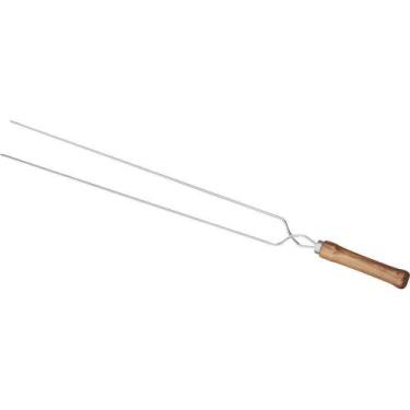 Imagem de Espeto Duplo Para Churrasco 65cm- 3207 - Mor Espeto Duplo 65cm Mor 320