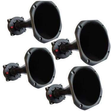 Imagem de Kit 4 Driver Corneta Longa 100 W Rms Hiken Som Profissional