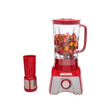 Imagem de Liquidificador 2,7L Philco 1150W 127V 4 Velocidades Vermelho - PLQ1412
