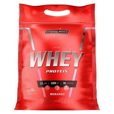Imagem de Integralmedica Nutriwhey 900g Pouch Morango